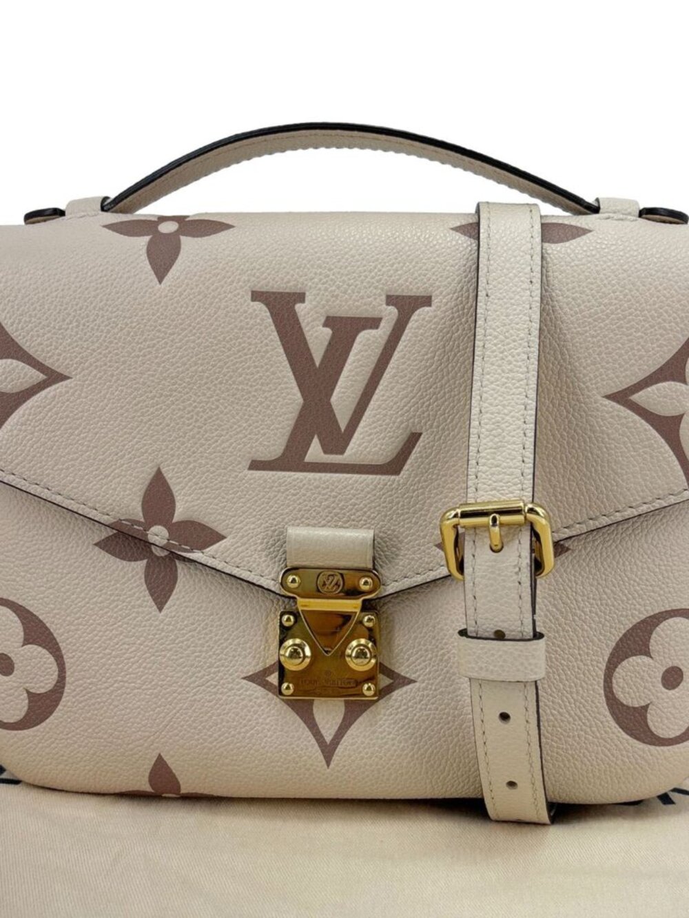 Louis Vuitton Metis Pochette Empreinte Leather Crossbody Bag Bicolor - Picture 3 of 12